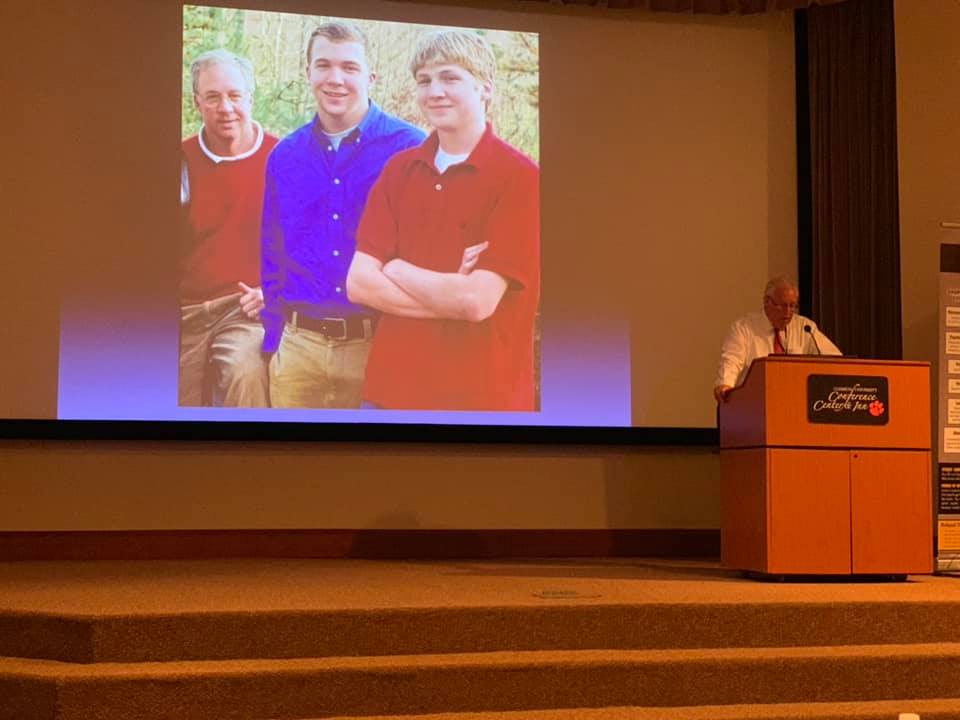 Steve Grant speaking at Pickens County Opiod Summit